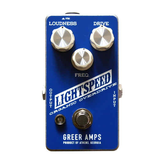 Greer Amps Lightspeed - Pedal de guitarra orgánica Overdrive