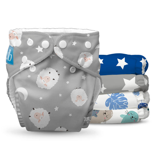 Pañales De Tela Reutilizables Charlie Banana Azul Con Insertos Absorbentes Para Bebés Y Niños Pequeños