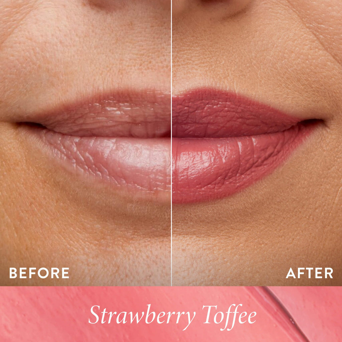 LAURA GELLER NEW YORK- Lápiz labial transparente de mármol italiano - Toffee de fresa - Hidratante y ligero - Vitamina E y aceite de ricino Ver