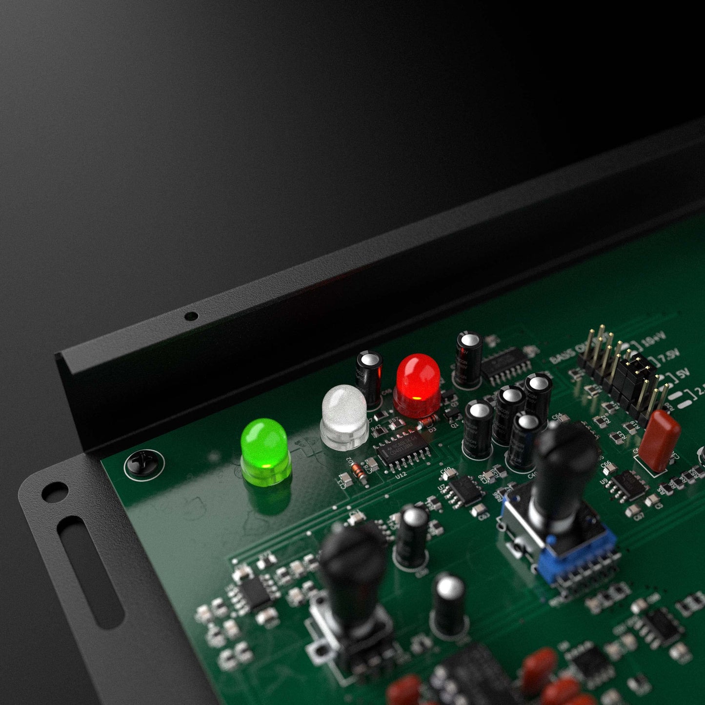 AudioControl The EPICENTER México Edition Procesador de restauración de graves digital, potenciador de graves de audio para automóvil con soporte de salpicadero con mando a distancia con cable