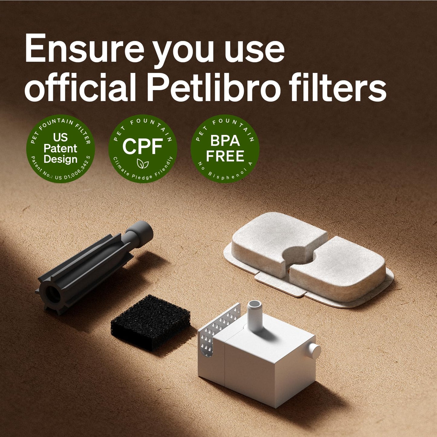 Filtros de Repuesto PETLIBRO Dockstream Ultra Silenciosos para Mascotas 8 Paquetes