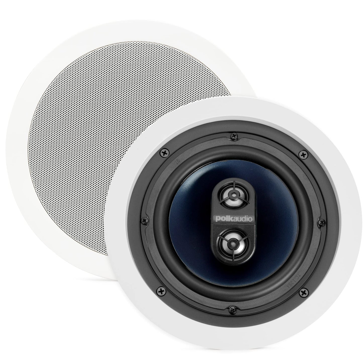 Polk Audio RC6s - Bocinas (Bocina set unit, In-wall/in-ceiling, 0.75, 40 - 20000, Black, White, Wired)