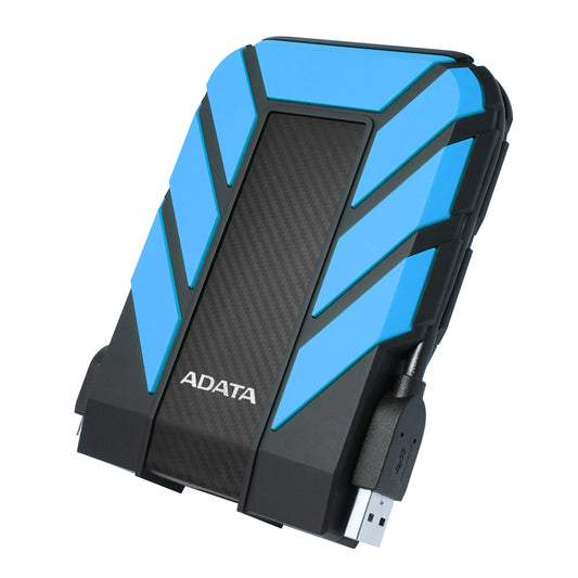 Disco Duro Externo ADATA Azul Resistente a Golpes, Agua y Polvo con Certificación Grado Militar 2 TB