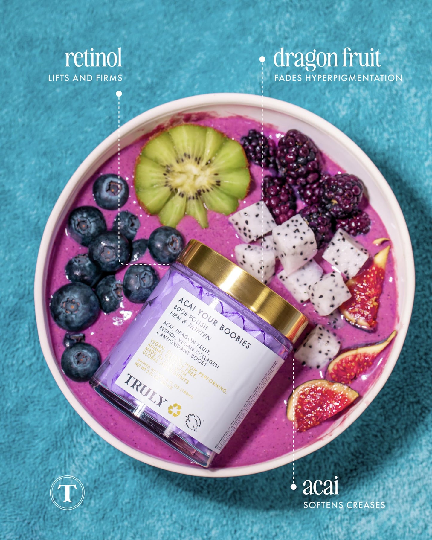Exfoliante Corporal Truly Beauty Acai para Levantar los Senos