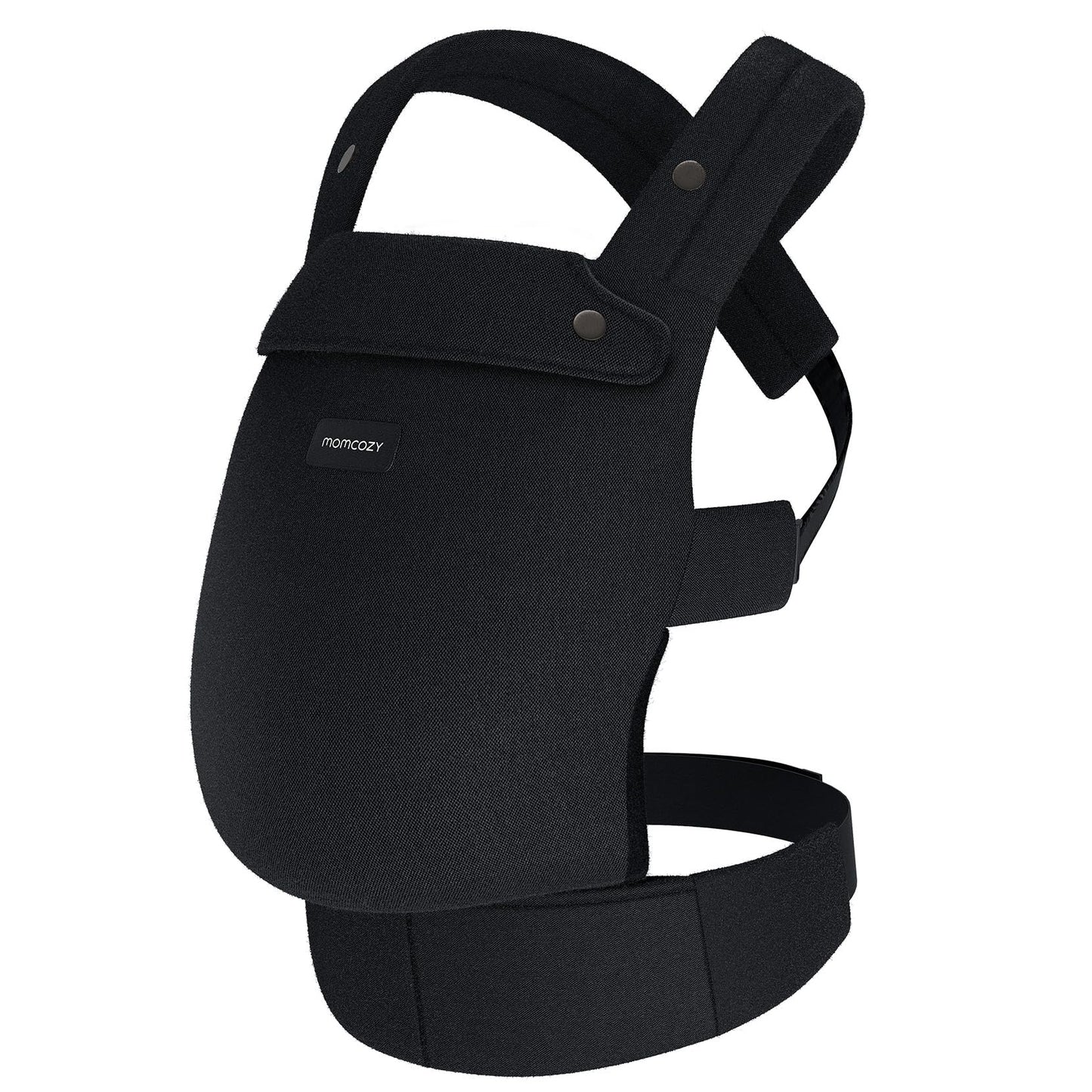 Portabebés Momcozy Negro Ergonómico y Ligero con Apoyo Lumbar para Padres