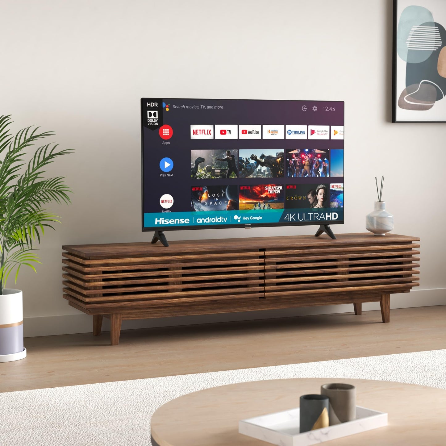 Hisense 43-pulgadas Clase R6090G Roku 4K UHD Smart TV con compatibilidad Alexa (43R6090G, modelo 2020)