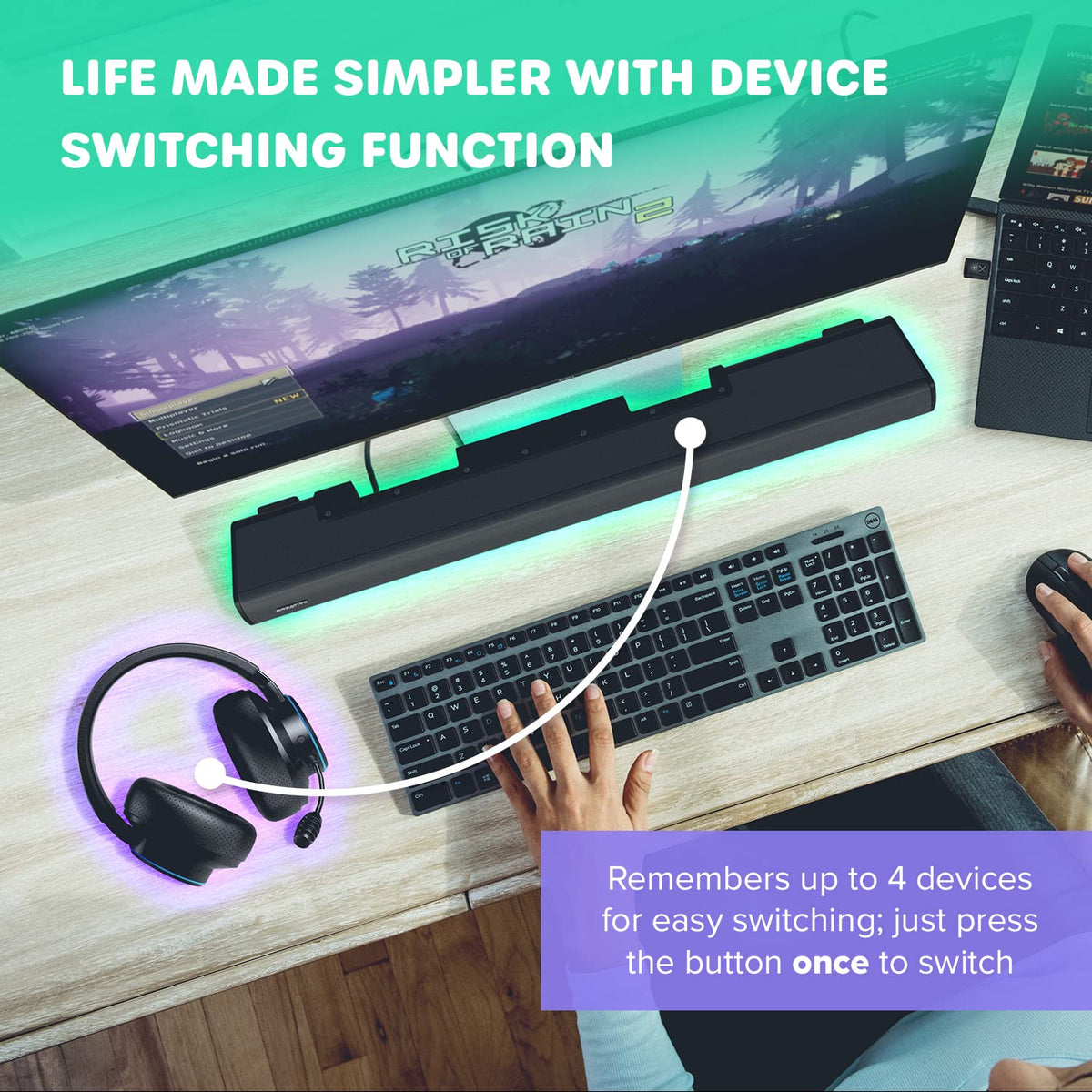 Transmisor de Audio Creative Bluetooth 5.2 Negro con Adaptador aptX y Soporte de Chat de Voz para Dispositivos Múltiples