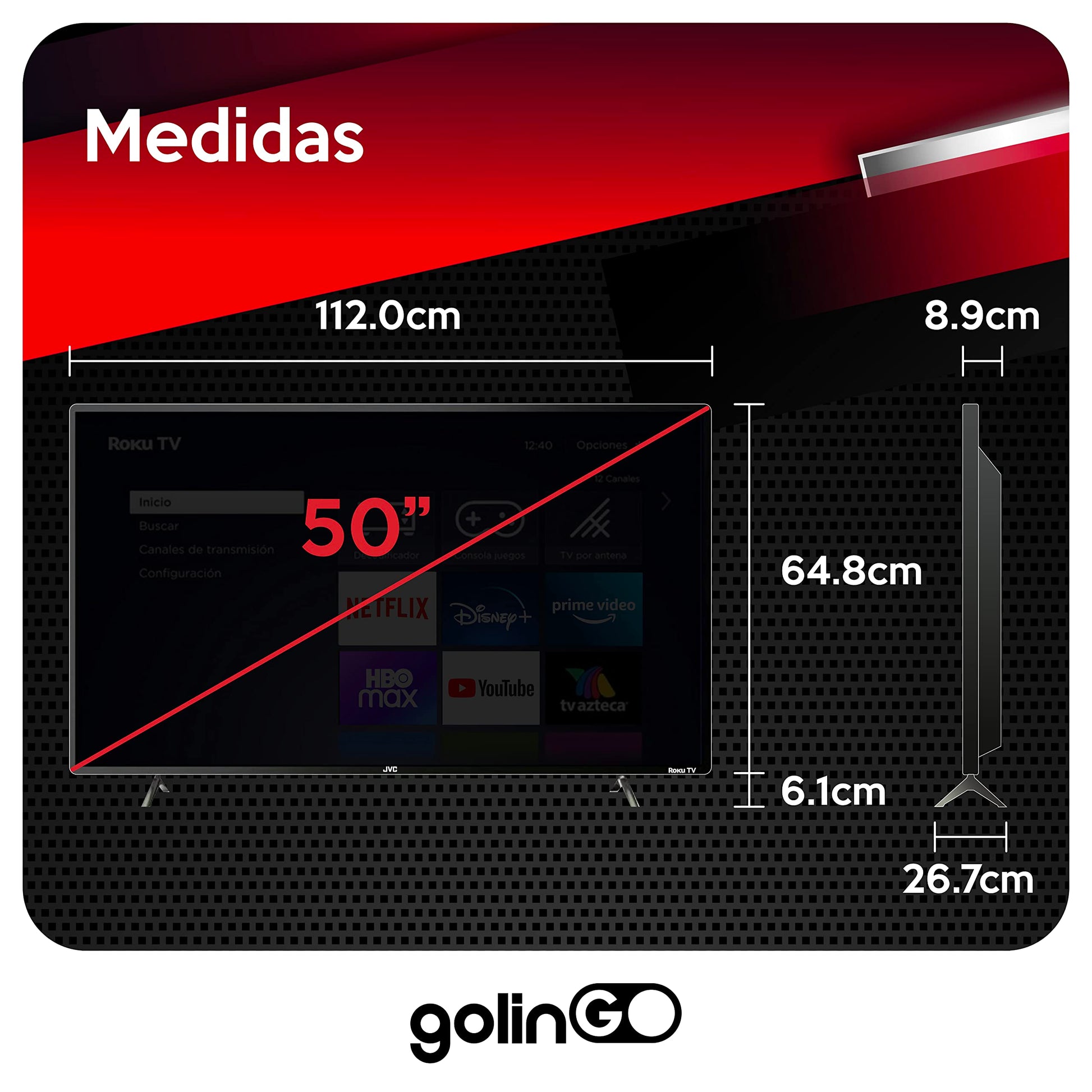 JVC SI50UR 50 Pulgadas Smart TV 4K LED