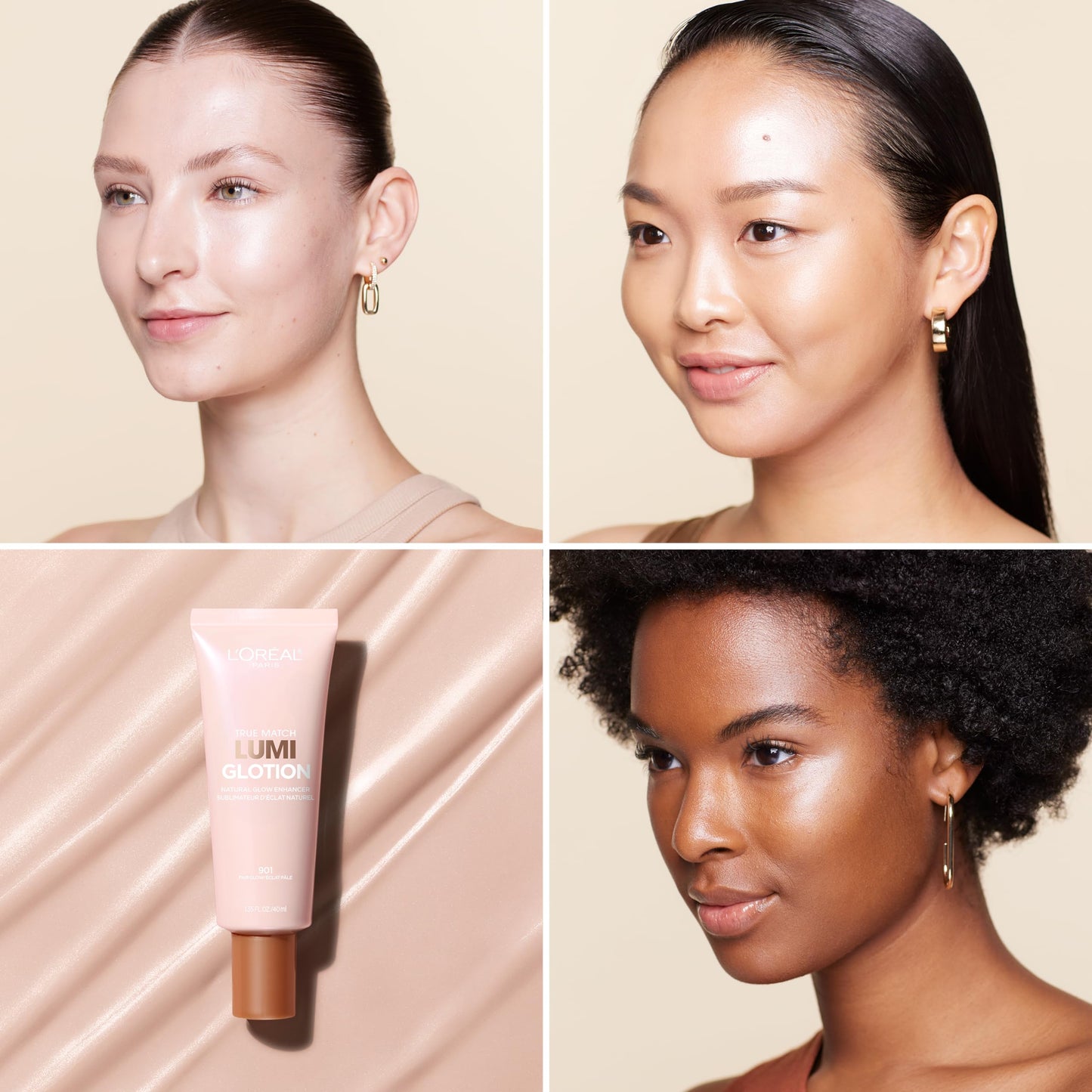 L'Oreal Paris Cosmetics - Loción iluminadora L'Oreal Paris Makeup True Match Lumi Glotion, potenciadora del brillo natural