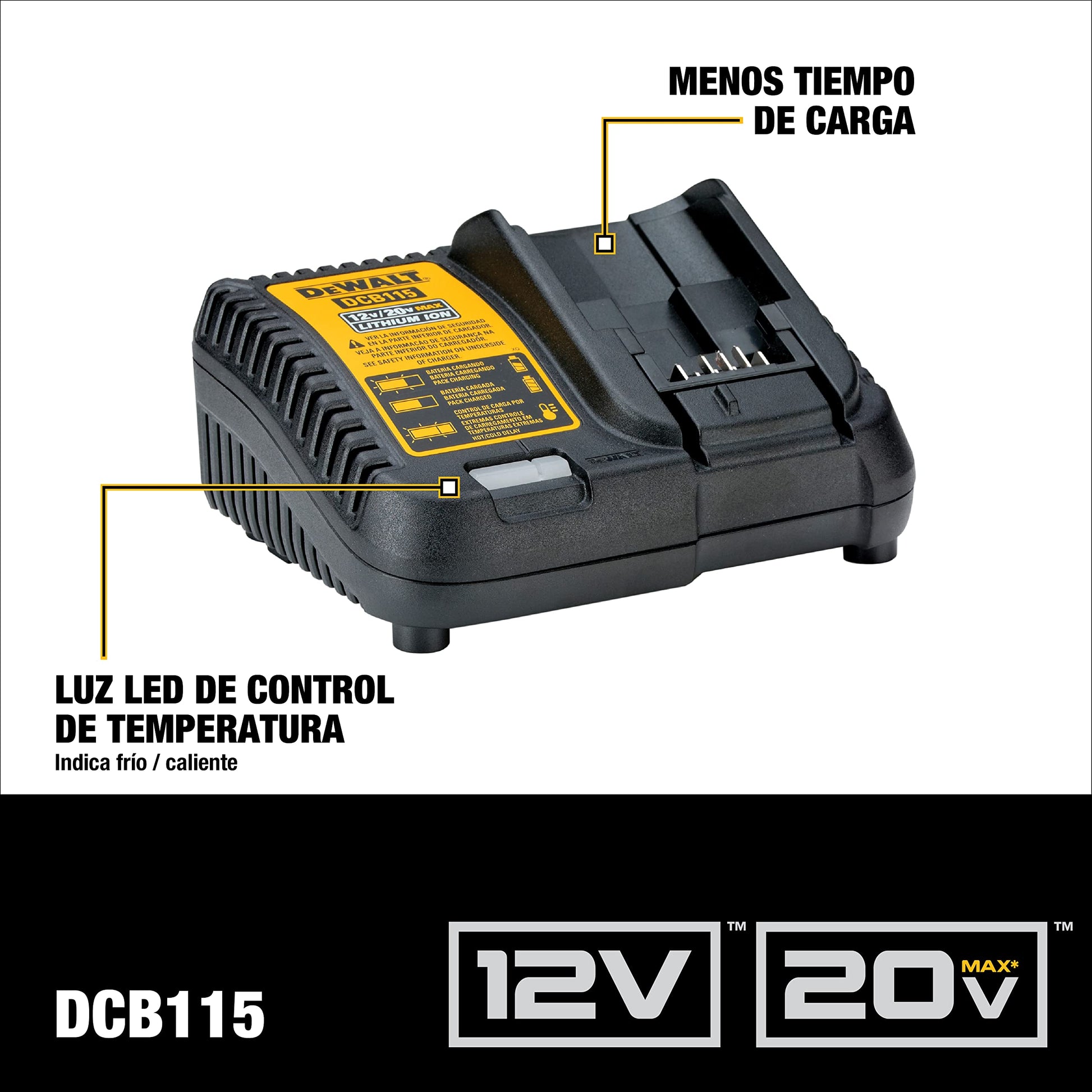 DEWALT Kit Taladro Rotomartillo y Atornillador, Esmeriladora, 20V máx, DCK248P1