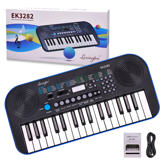 Lexington EK3282 - Mini teclado eléctrico digital portátil de 32 teclas, regalo musical para niños