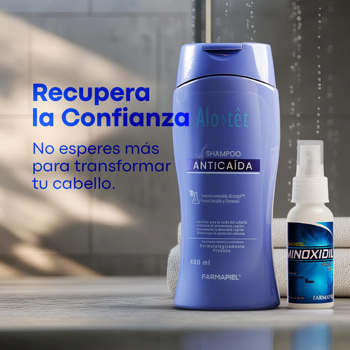 Kit Anticaída Anacastel Minoxidil 5% + Shampoo