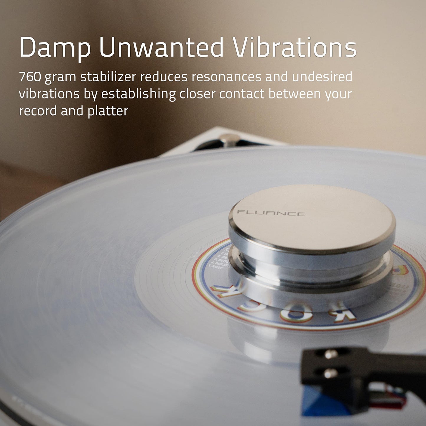 Estabilizador de Peso Fluance Acero Alta Masa con Almohadilla Protectora de Terciopelo