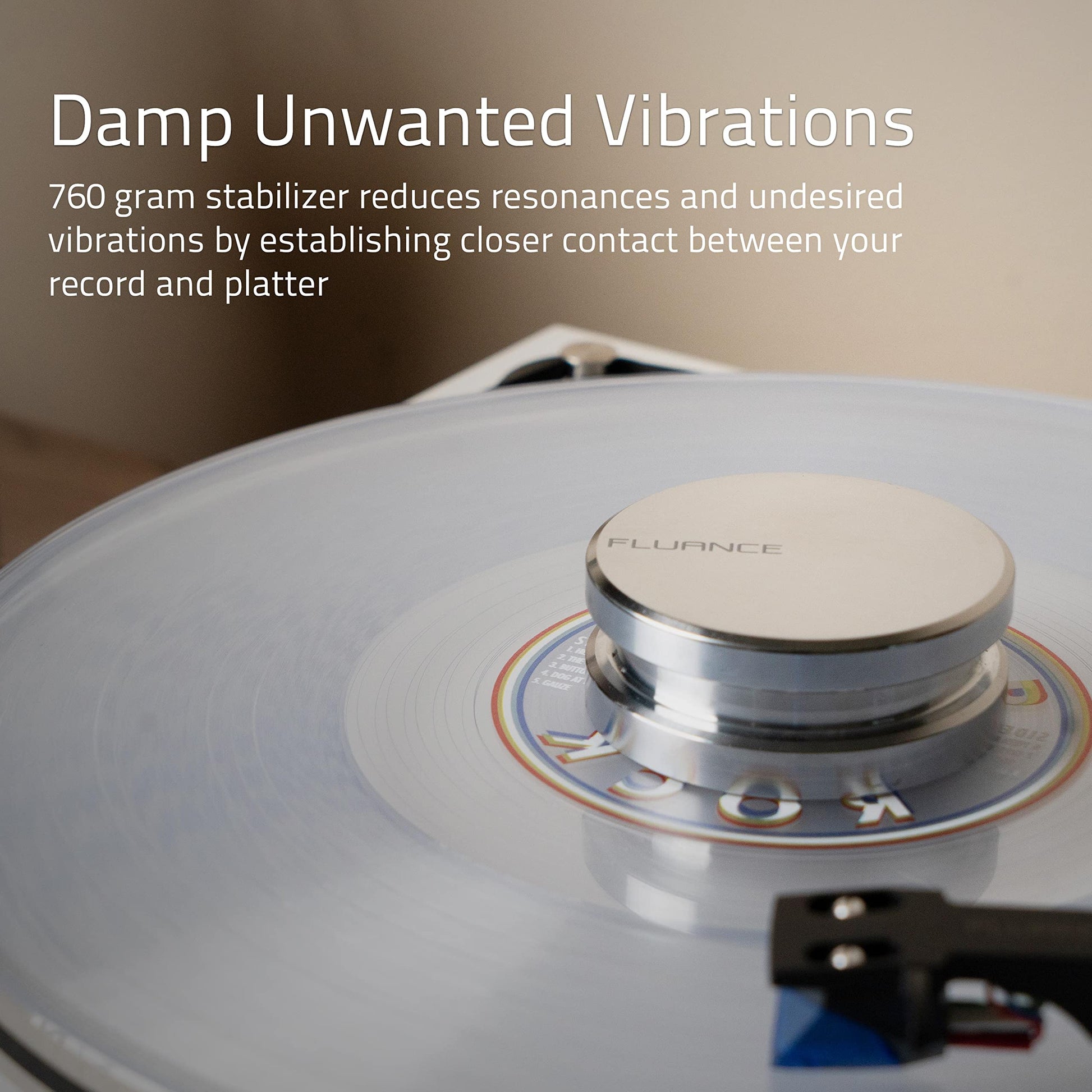 Estabilizador de Peso Fluance Acero Alta Masa con Almohadilla Protectora de Terciopelo