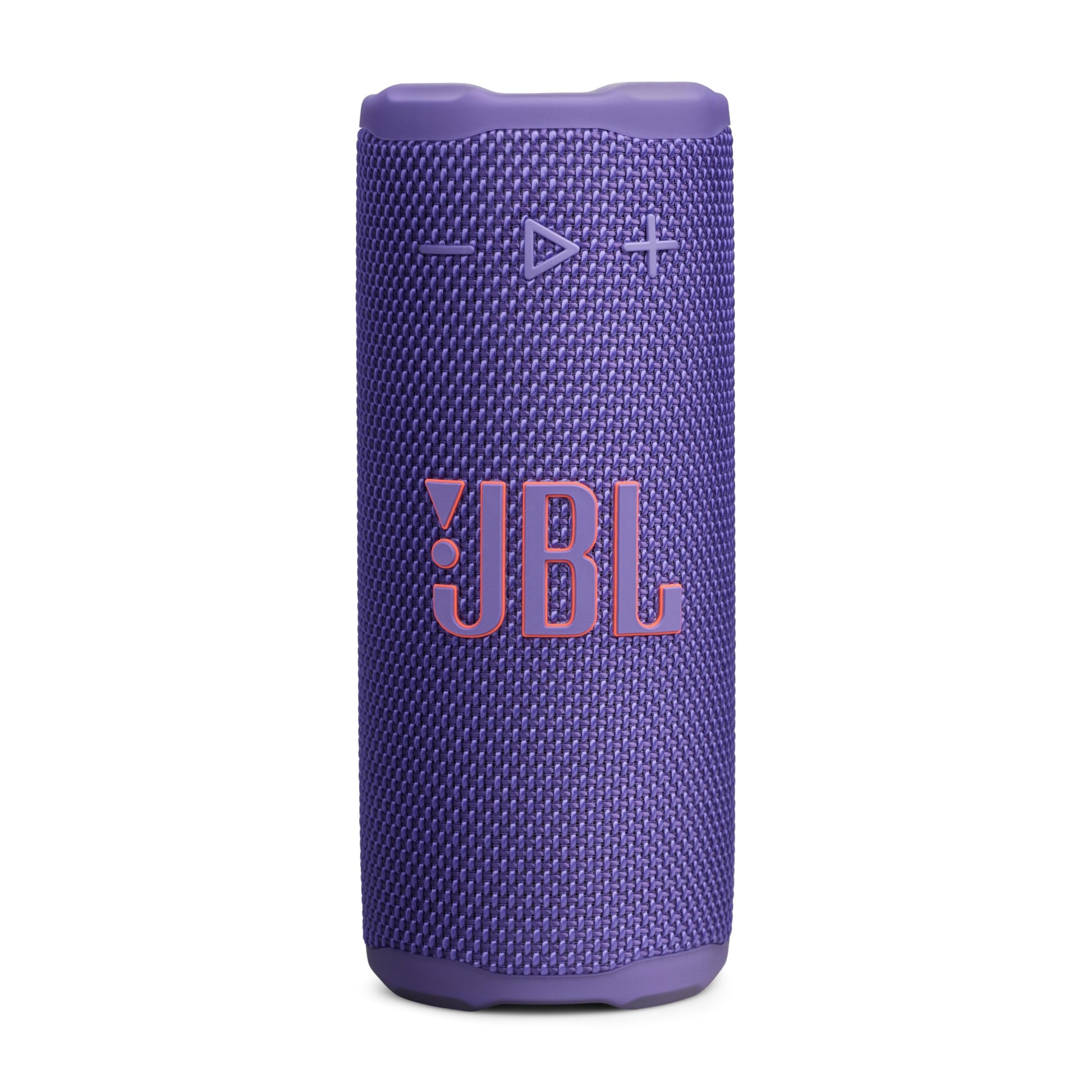 JBL Grip - Altavoz Bluetooth Compacto con Sonido Bold JBL Pro y luz Ambiental, hasta 14 Horas de Tiempo de reproducción, Agua, Polvo y caídas (IP68) y conexión multiparlante con Auracast (púrpura)