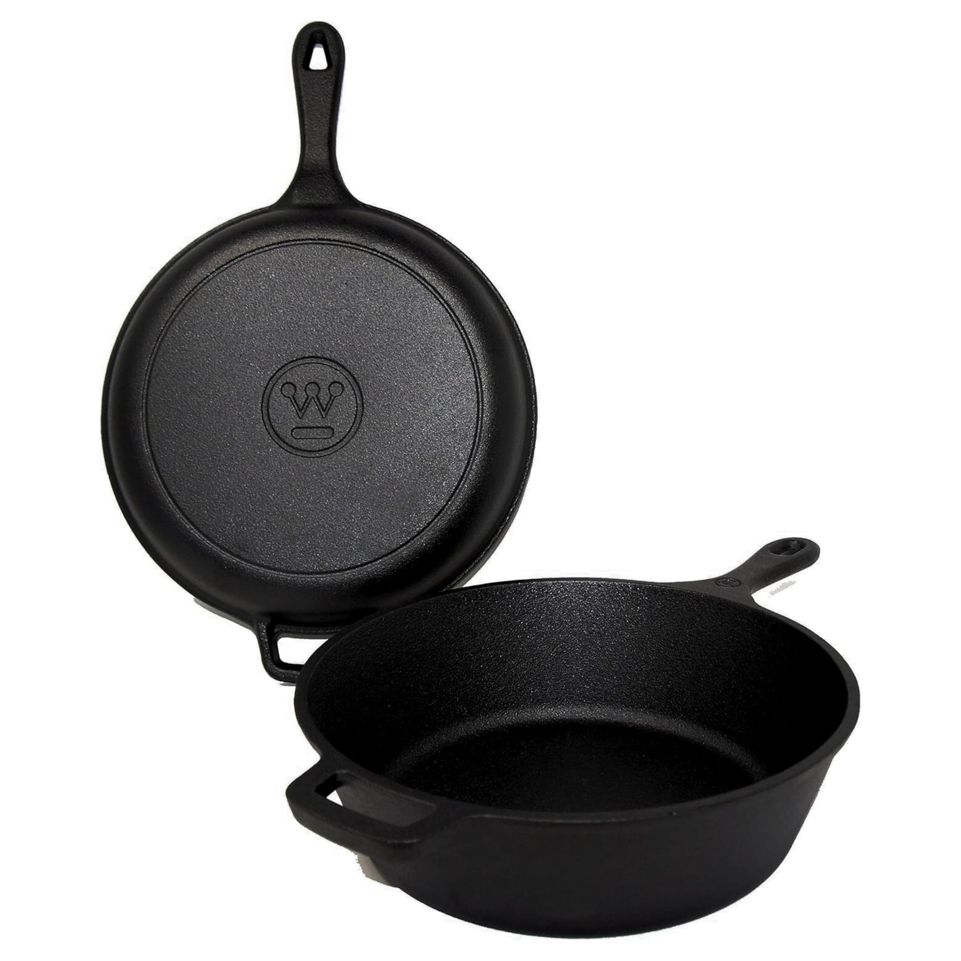 Westinghouse Olla Holandesa de Hierro Forjado 2.8L con Tapa de 26 cm (WCCI0012BK)