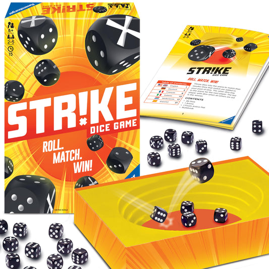 Juego de Dados Ravensburger Strike Mejora la Memoria para Niños y Adultos