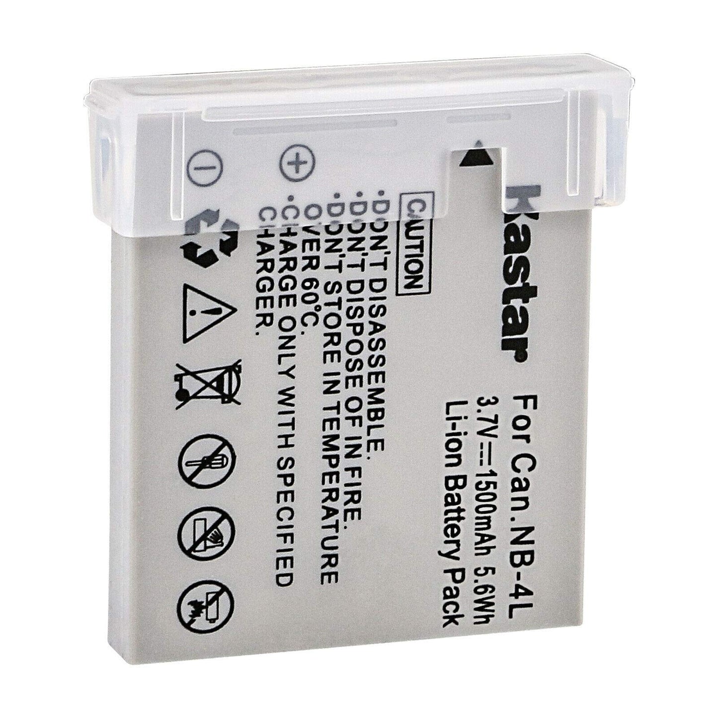 Kastar 1 paquete de batería y cargador de pared de CA de repuesto para Canon PowerShot SD430, PowerShot SD450, PowerShot SD600, PowerShot SD630, PowerShot SD750, PowerShot SD780 IS, PowerShot SD940 IS