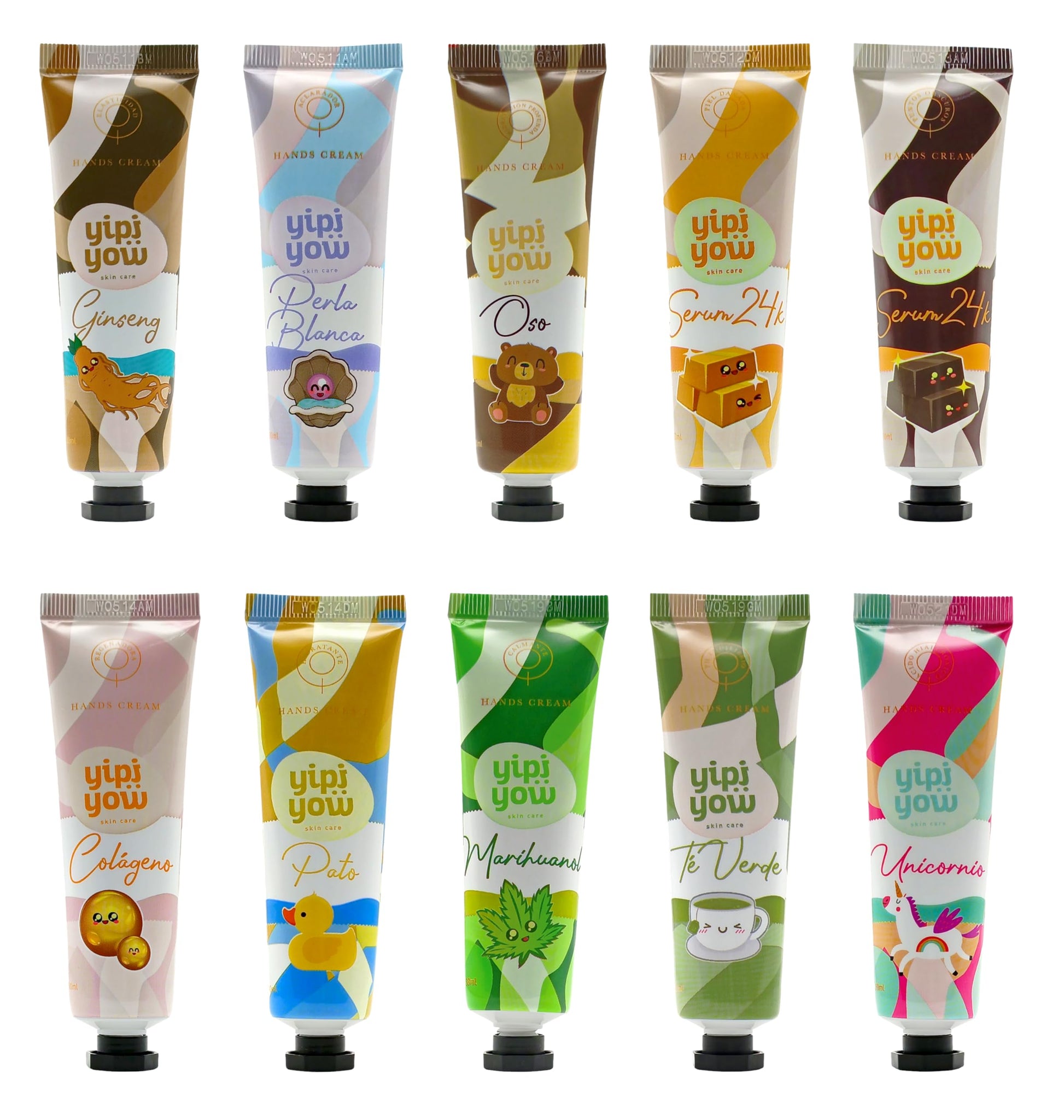 Pack de 20 Cremas de Manos Nutritivas con Fragancia Vegetal - Reparación e Hidratación Diaria - Estilo Kawaii - Ideal para Cuidado de la Piel en Tienda Online