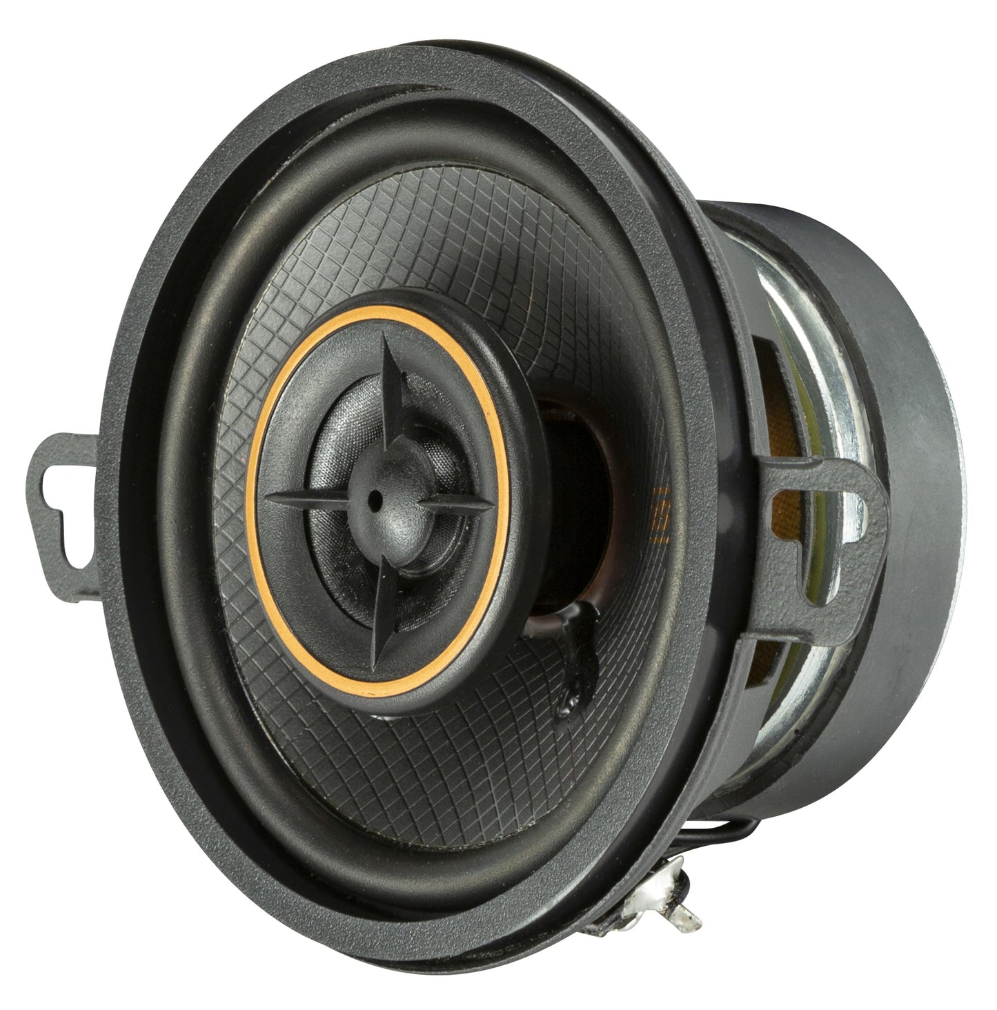 KICKER 51KSC3504 Sistema de altavoces coaxiales, diseño de 2 vías, un (1) par, woofer de polipropileno de 3.5 pulgadas (89 mm), tweeters de cúpula de seda de 13 mm, 50 vatios RMS, pico de 100 vatios