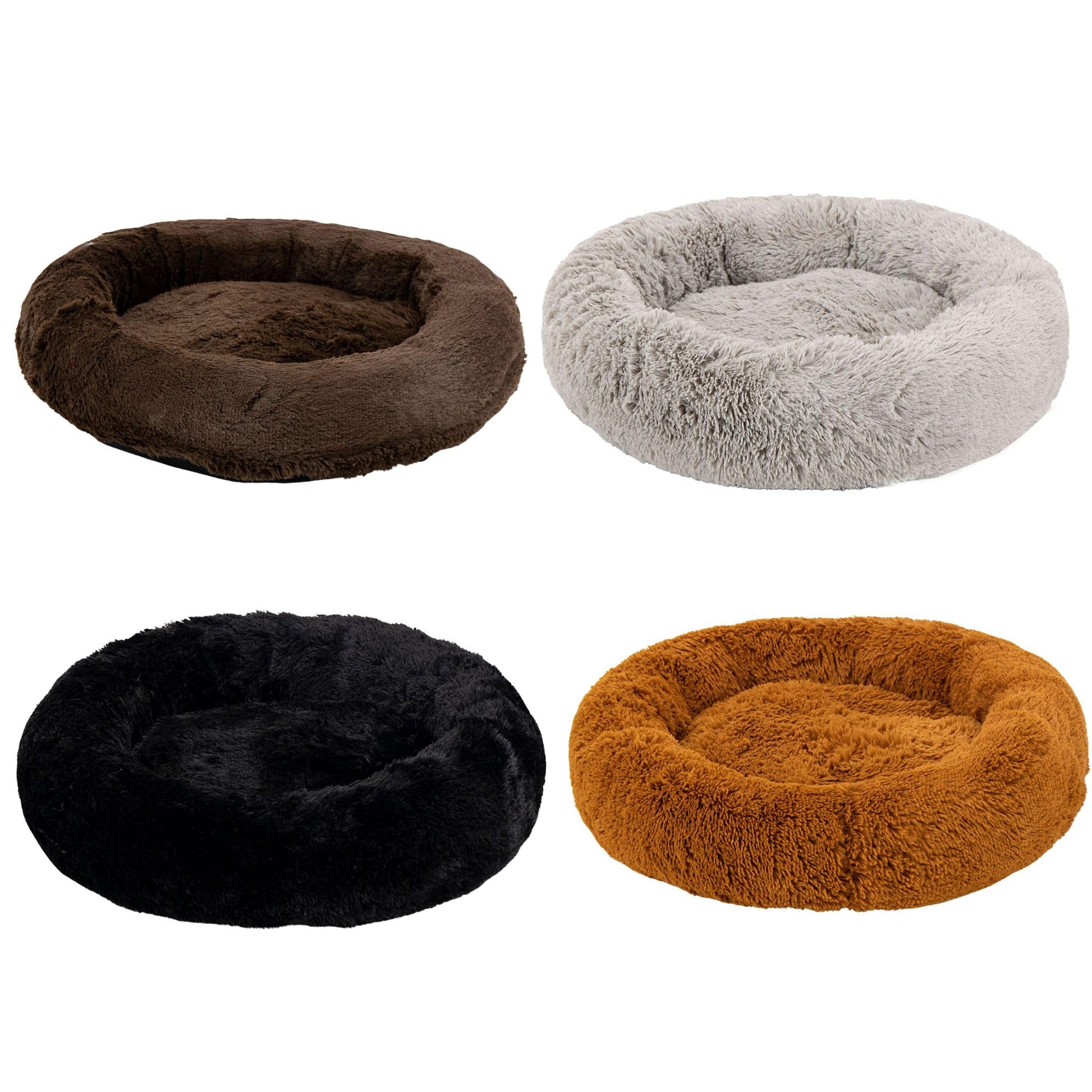 Cama para Perro PETS APPAREL HILLS Café Tipo Dona Anti Estrés XX-Large