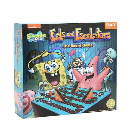 Juego de Mesa Bell Studios Dorado de Anguilas y Escaleras Mecánicas Bob Esponja
