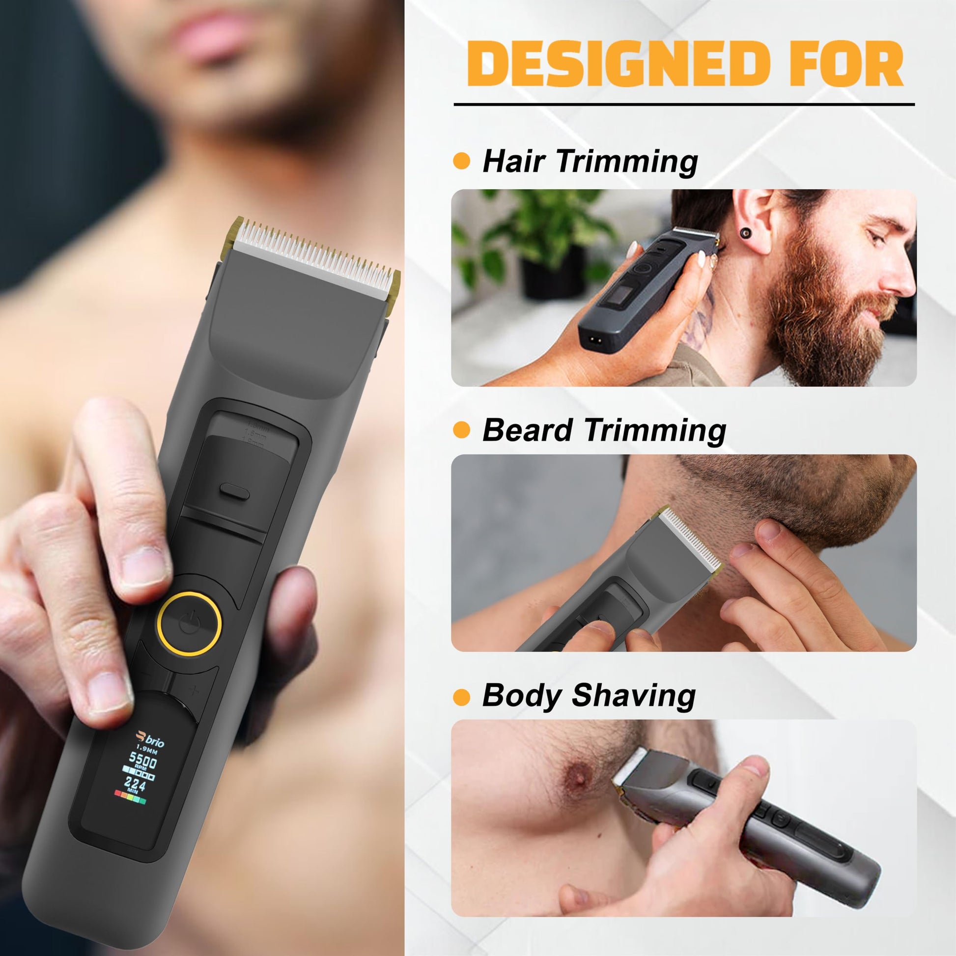 Beardscape V2 - Cortadora de barba y pelo