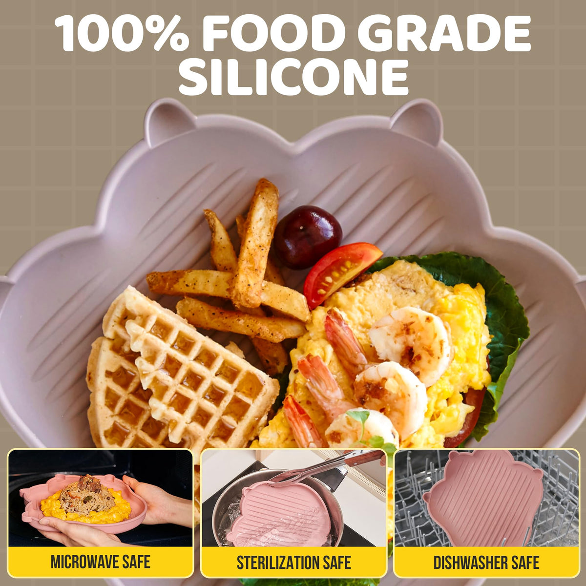 Firgi MEOW Plate - Platos de alimentación para bebés pequeños, 100% silicona de grado alimenticio, suministros de destete LED, sin BPA, suministros de alimentación de silicona suave y duradera, sin