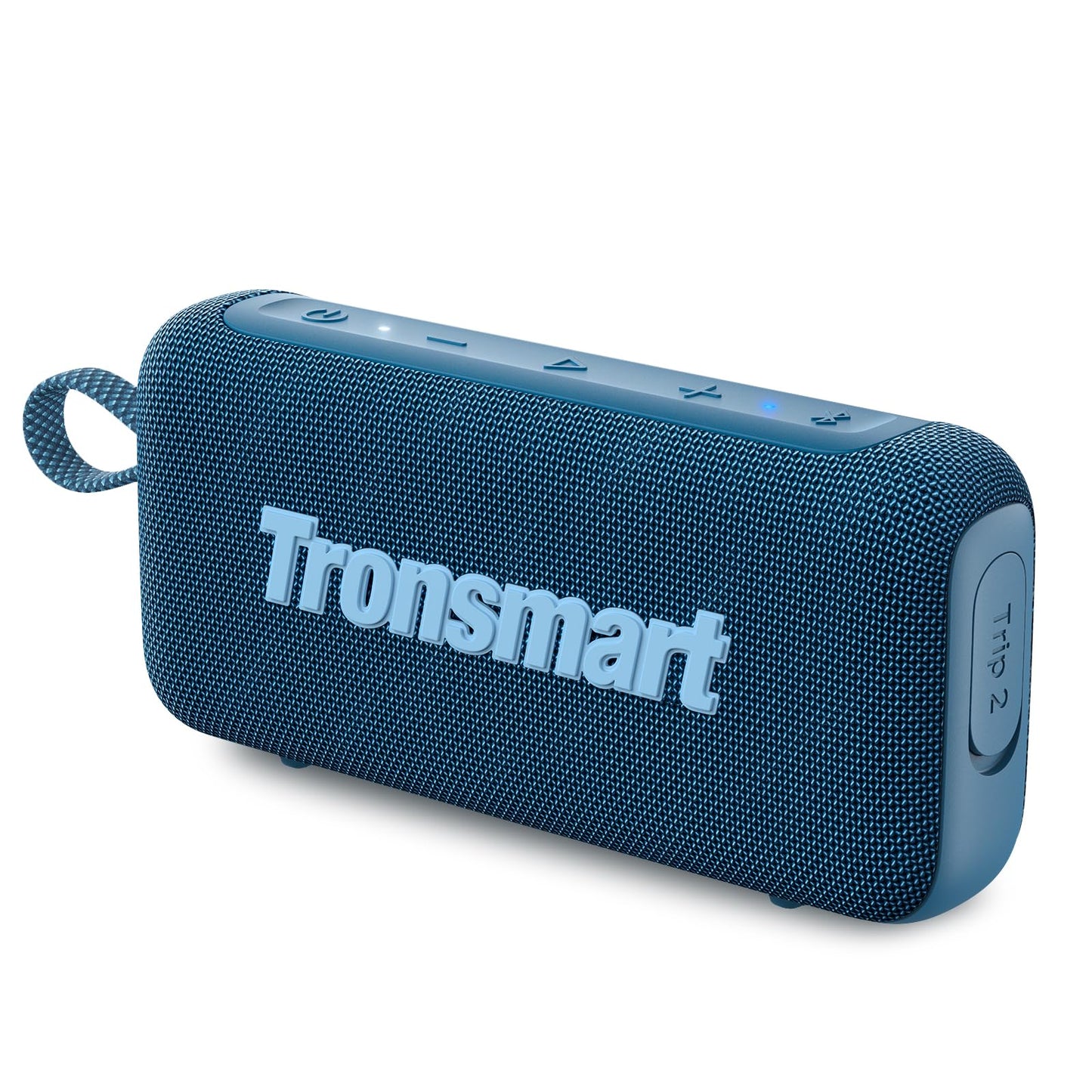 Tronsmart Trip 2 Bocina Bluetooth portátil para Exteriores, Llamadas Manos Libres a través del micrófono Integrado, Resistente al Agua IPX7, Ecualizador Personalizable (Azul)