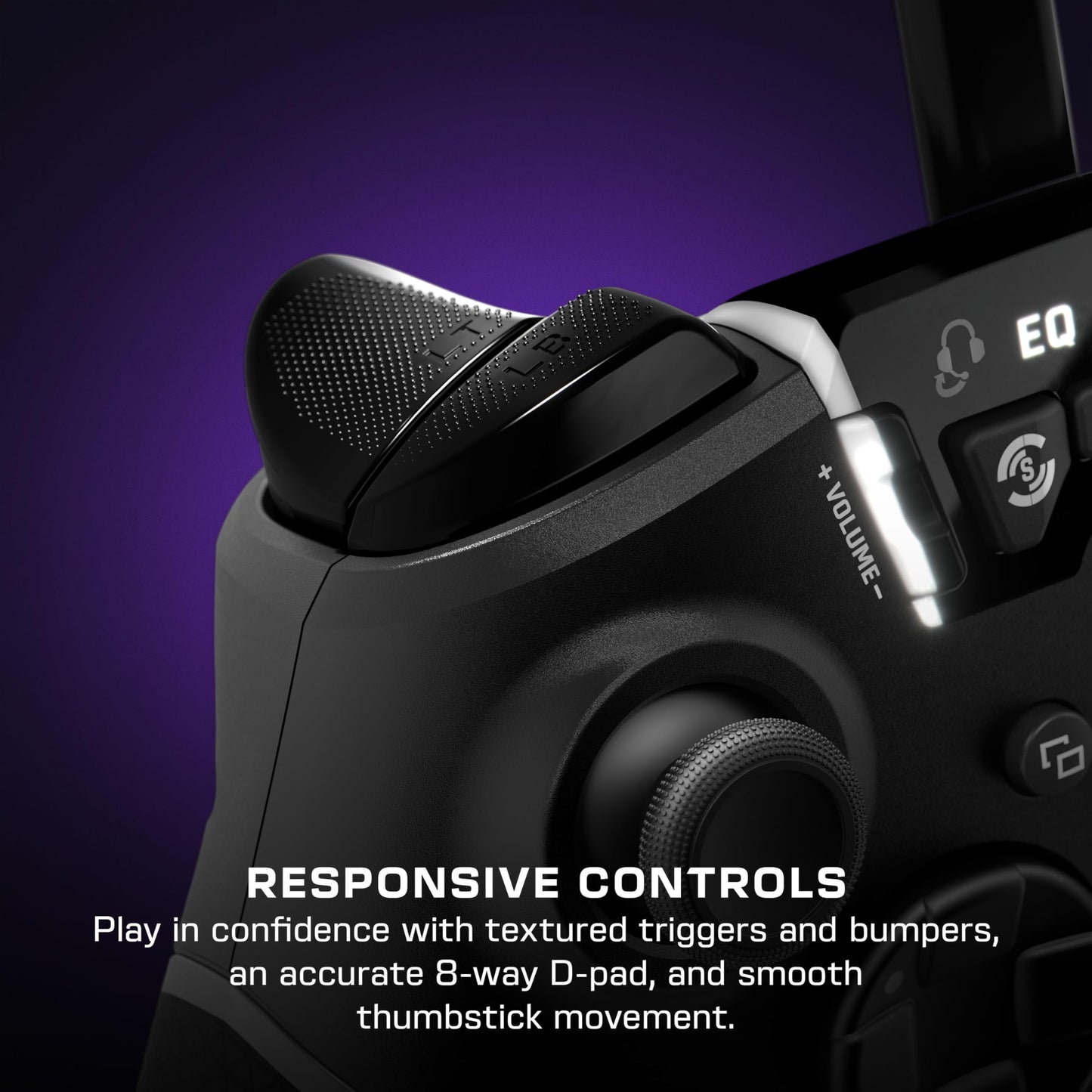 Control Alámbrico Turtle Beach Recon Negro para Xbox Series X, Xbox Series S, Xbox One y Windows 10