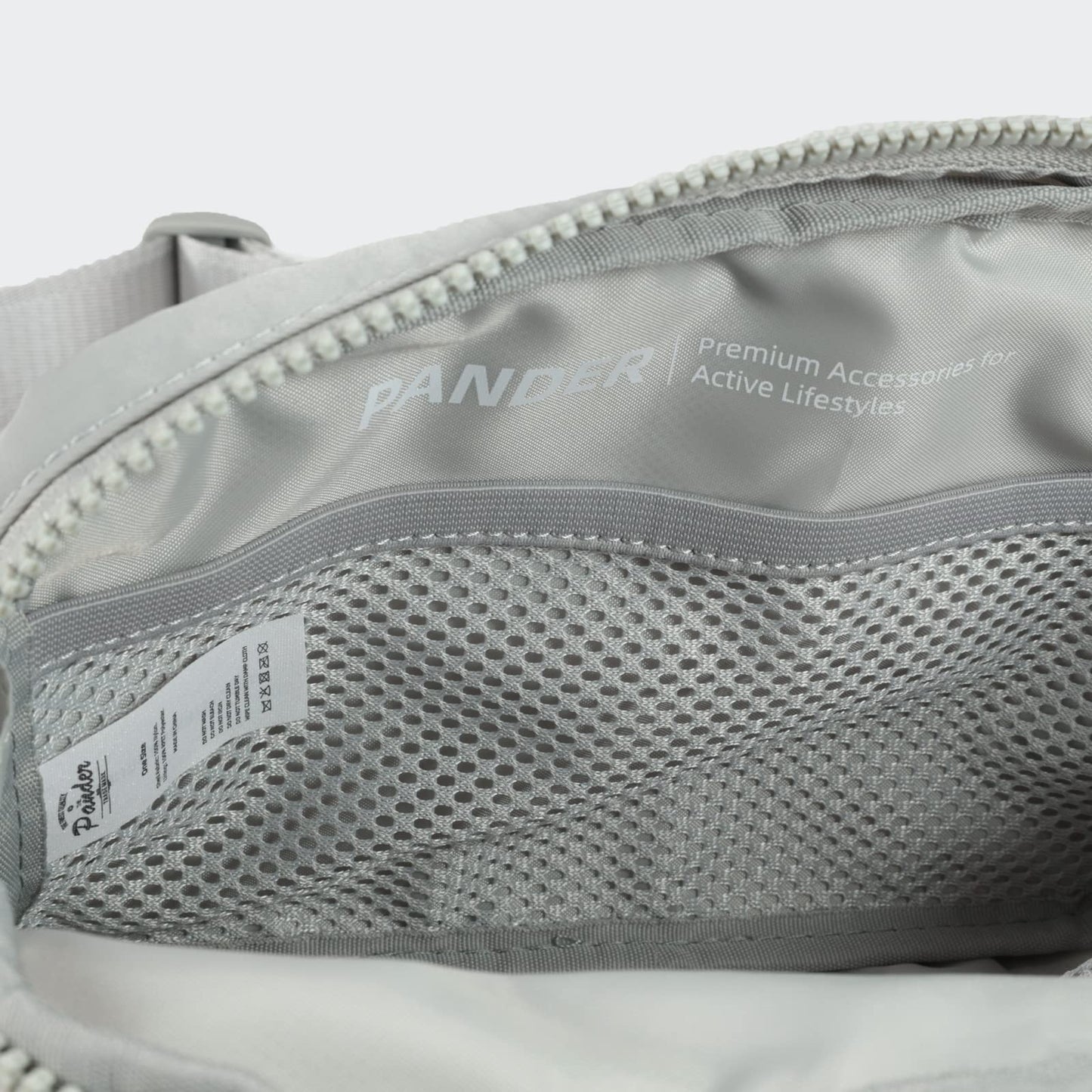 Riñonera Pander Gris Seal Ajustable Impermeable Sólida para Mujer y Hombre