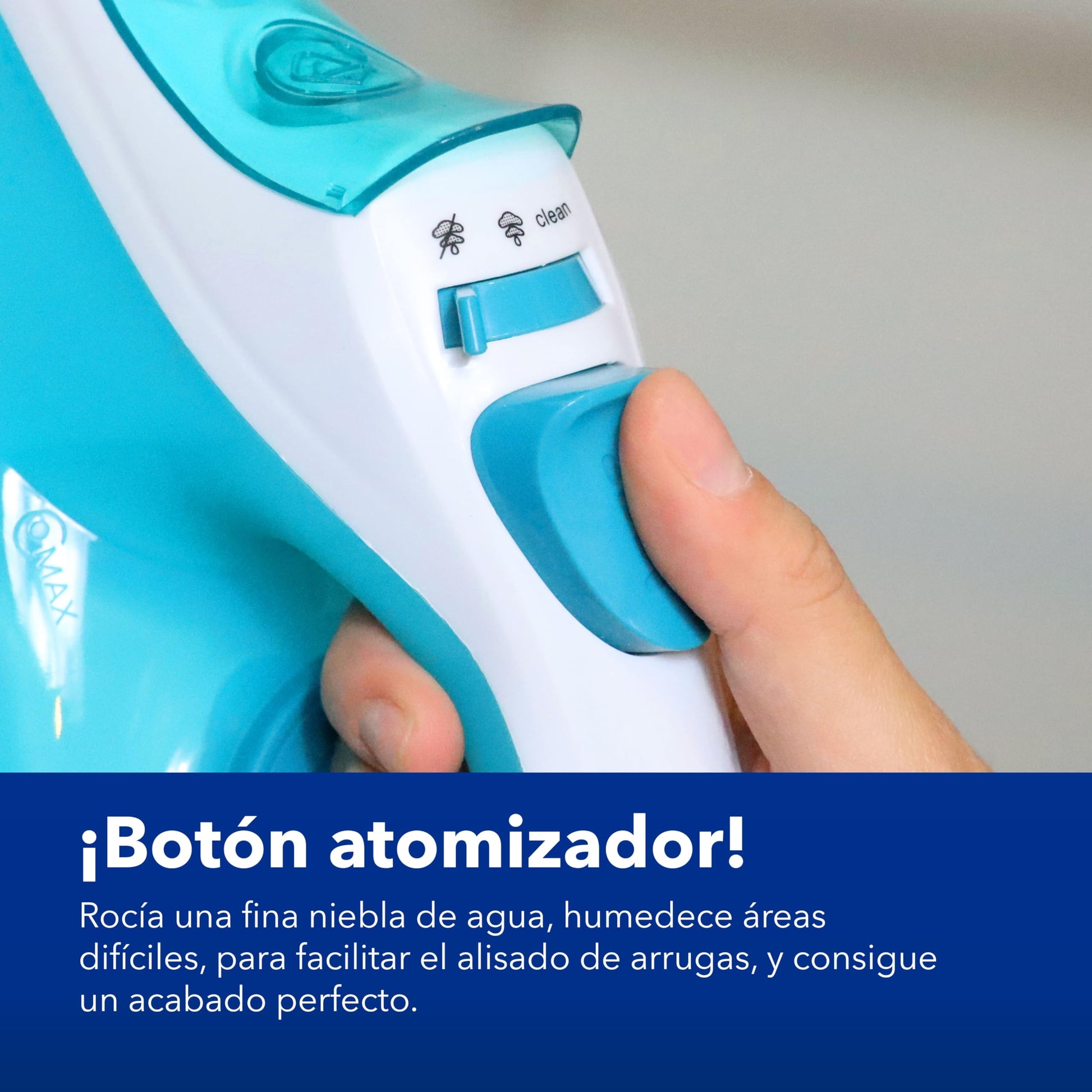 Plancha de Vapor RCA Gris Azul con Cerámica RC-513B