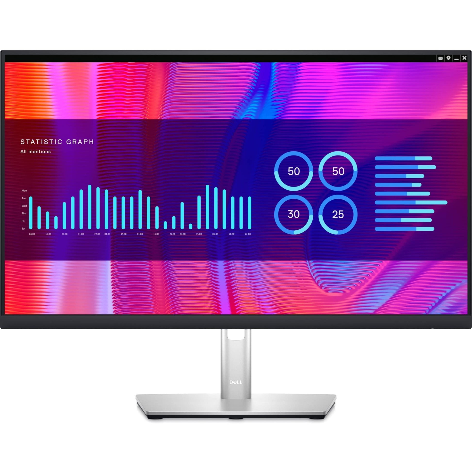 Dell P2423DE Monitor QHD WLED LCD de 23.8" - 16:9 - Negro, Plata