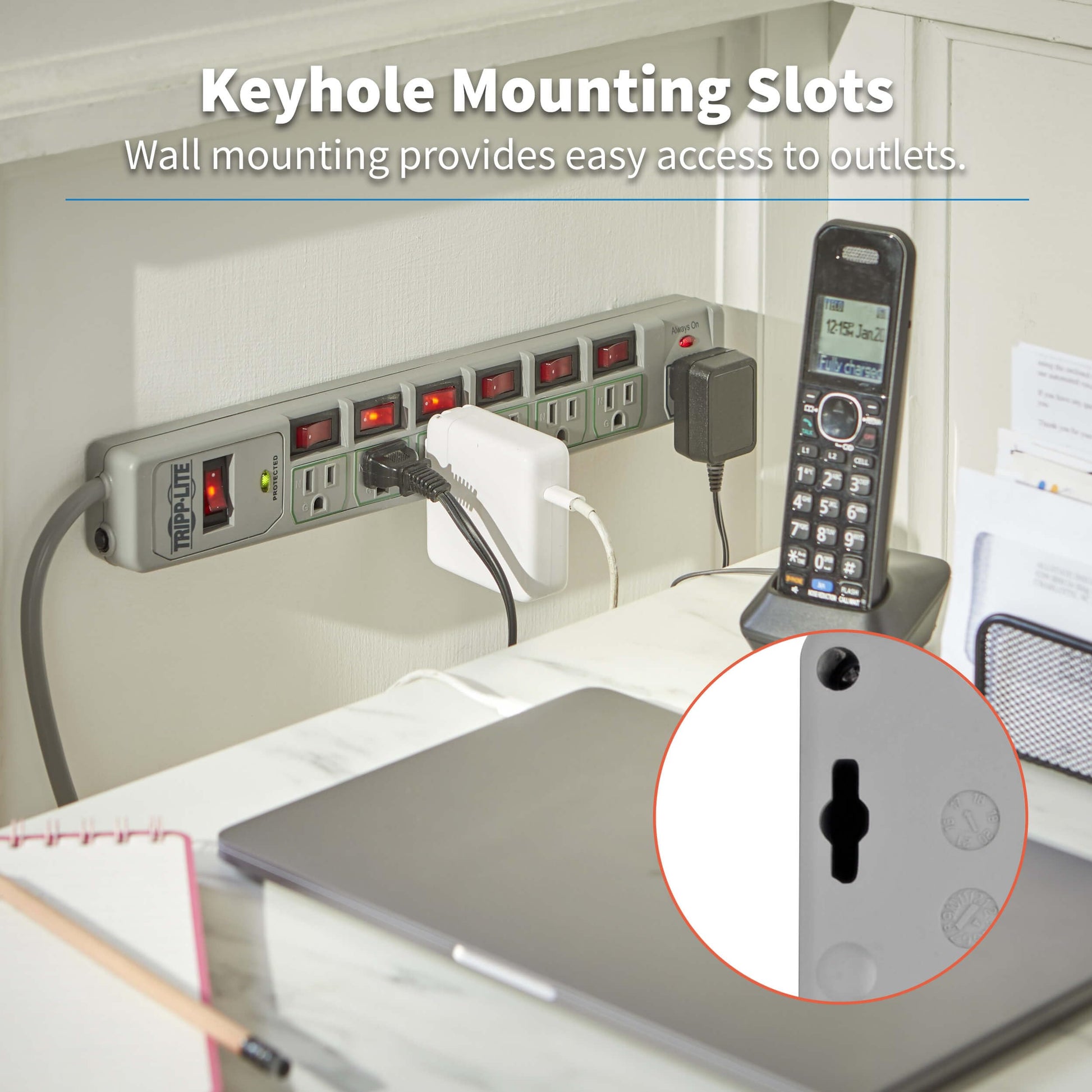 Protector de Sobretensión Tripp Lite Eco Green 7 Tomas con Ahorro de Energía