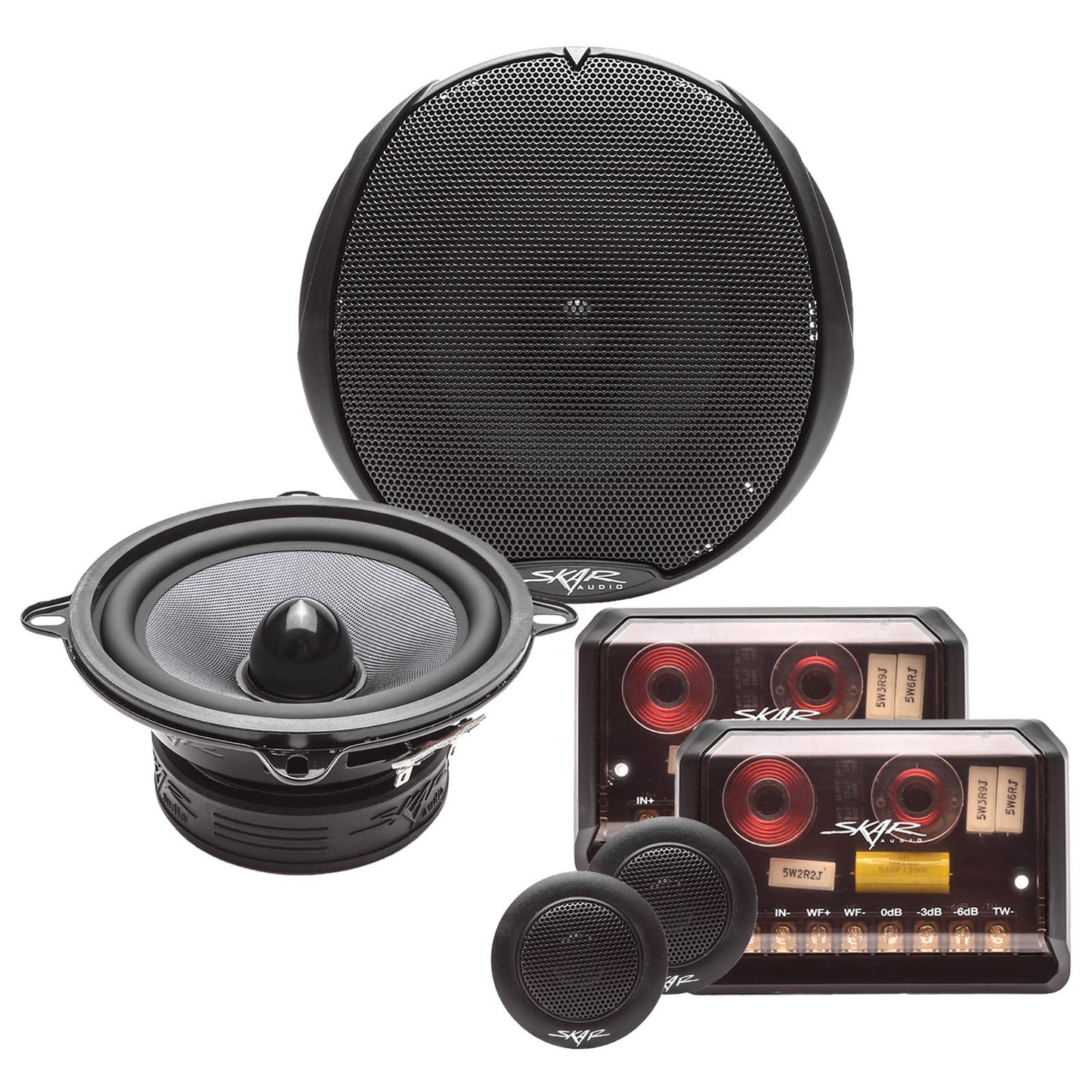 Skar Audio tx525 °C 5.25-Inch 320 Watt componente de 2 Vías Sistema de Altavoces – par