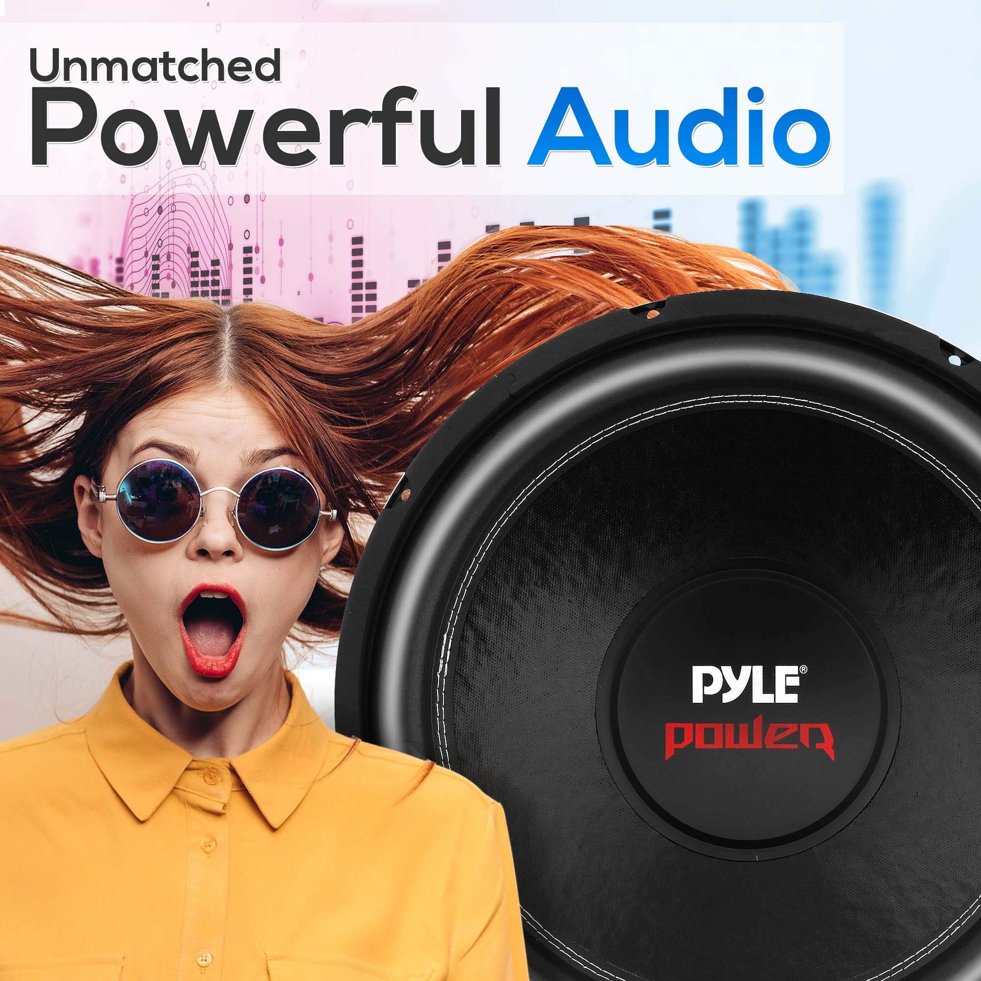 Subwoofer Dual Pyle 1000 Watts 4 Ohmios 25.4 cm