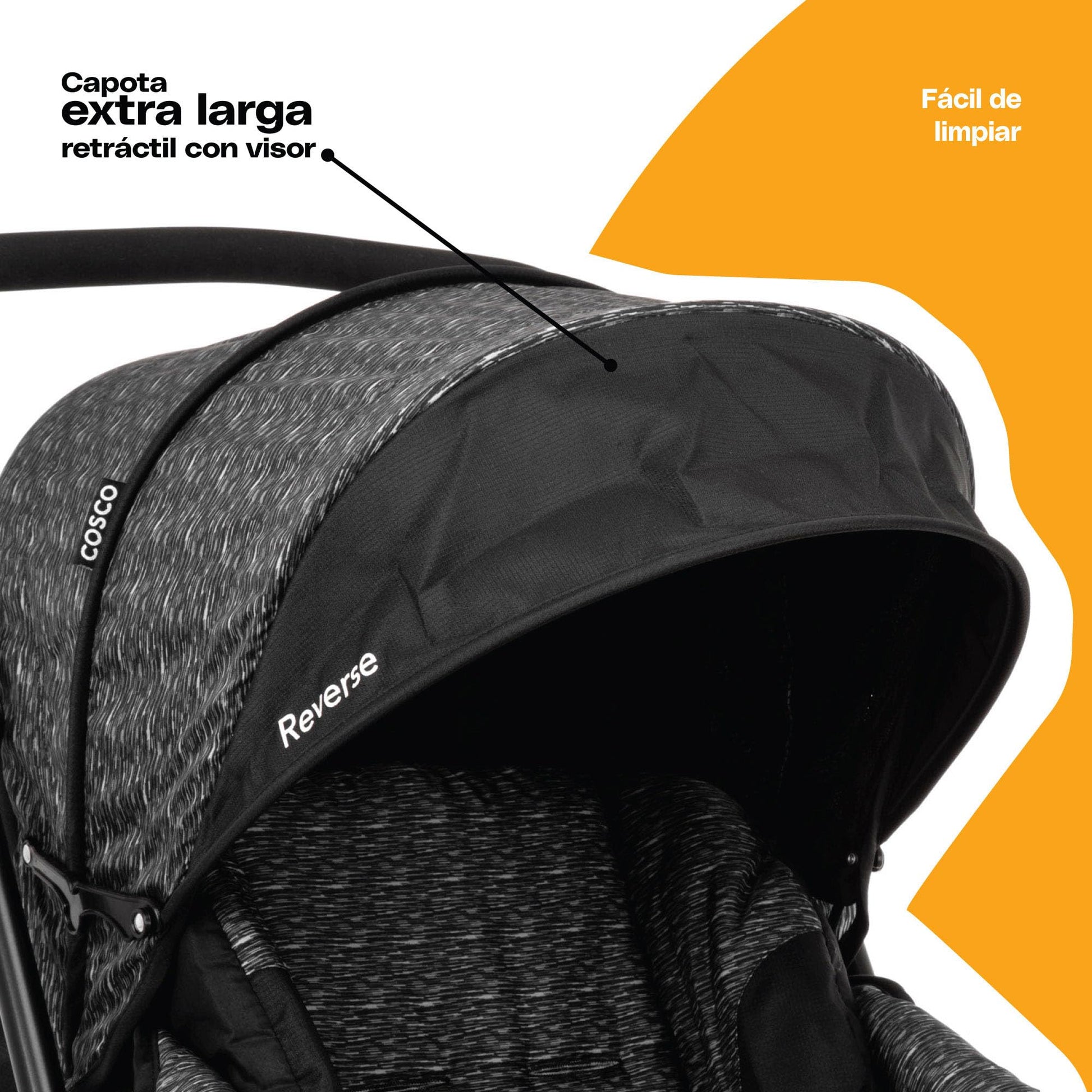 Carriola Cosco Negra Reverse
