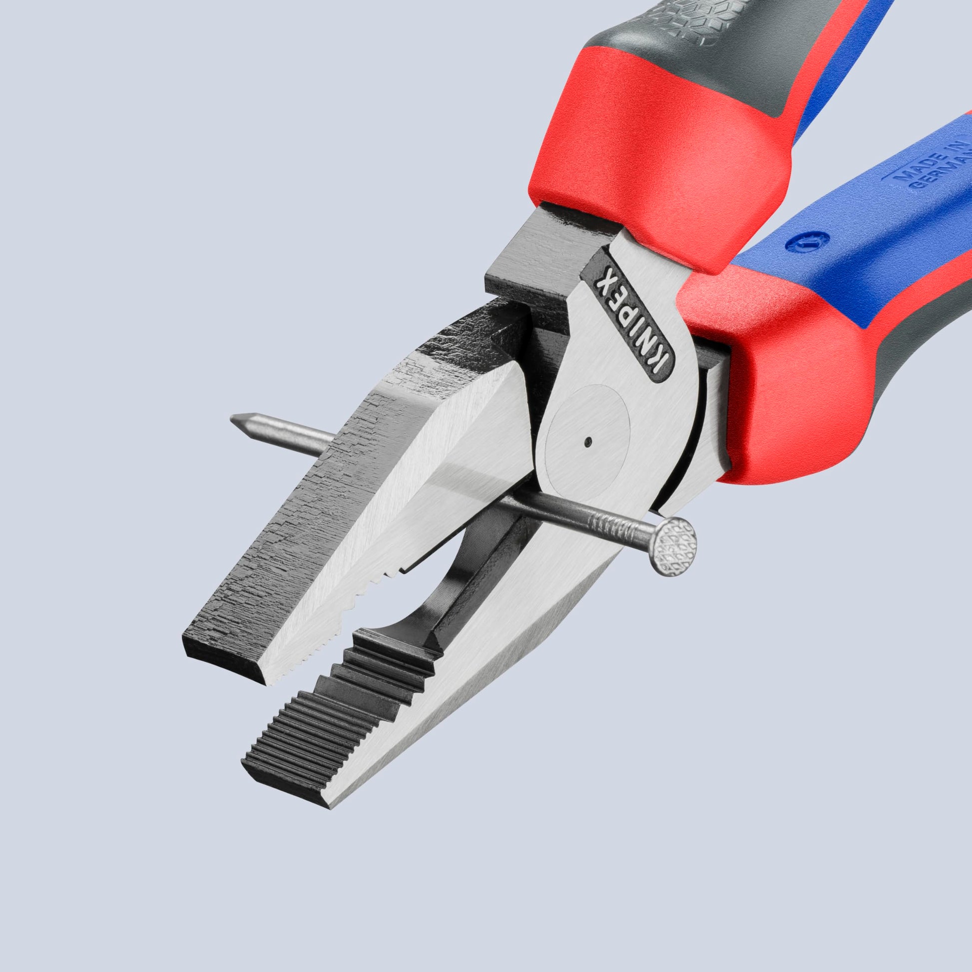 Knipex Alicates combinados de alto apalancamiento de 9 pulgadas, agarre cómodo