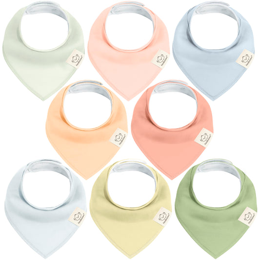 Baberos Orgánicos KeaBabies Rocío Súper Absorbentes para Bebé Niña