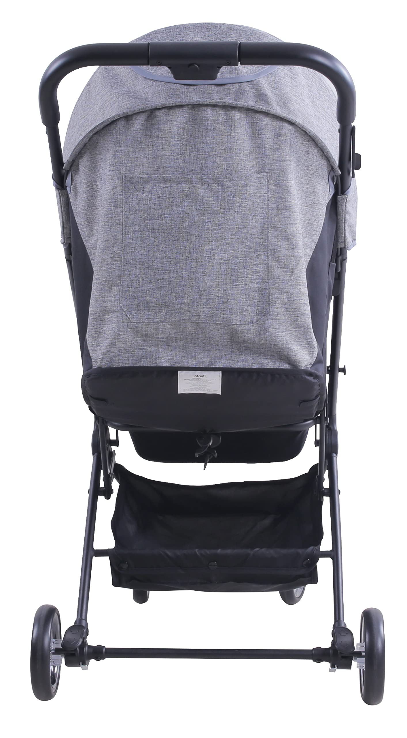 Carriola De Viaje Tipo Maleta Lock It Negro Con Amarillo Lifestyle By Infanti
