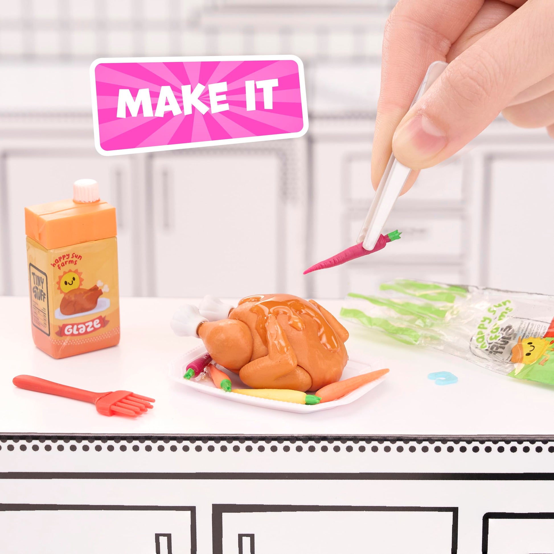 Mini Coleccionables MGA's Miniverse Réplicas de Comida Mega Buffet DIY para Coleccionistas y Niños