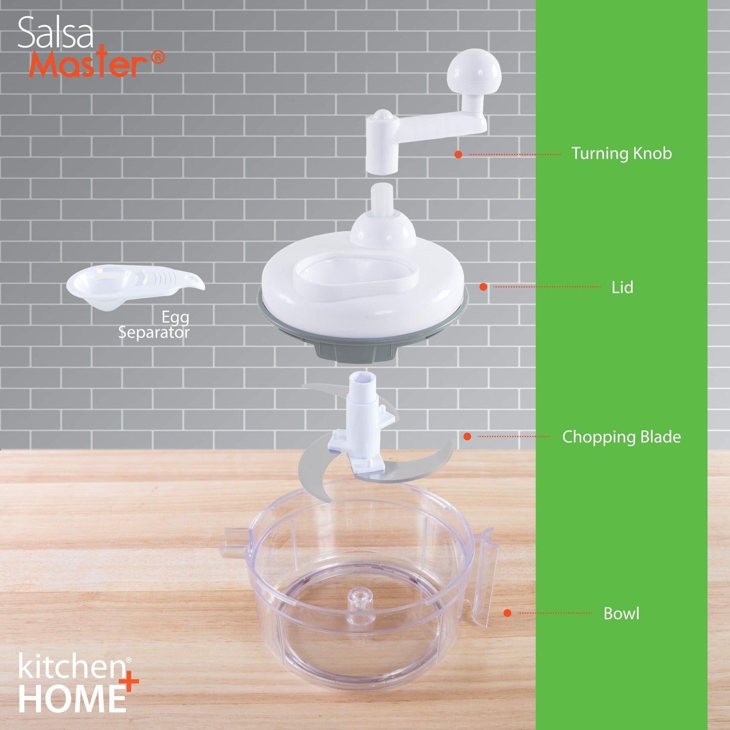 Máquina Procesadora Manual Salsa Master Roja Como Se Ve en Televisión
