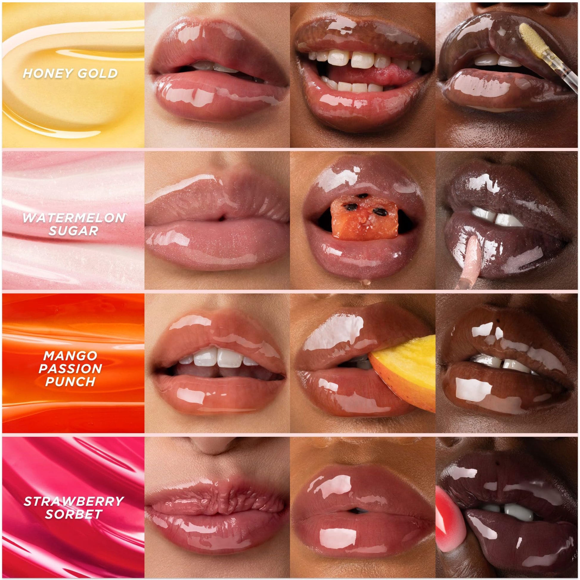 Honey infused Lip Oil (Mango Passion Punch, Pequeño) Gisou