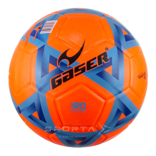 Gaser Balon de Futbol Soccer Laminado Medida Oficial # 5 Fosfo IRO (Naranja)