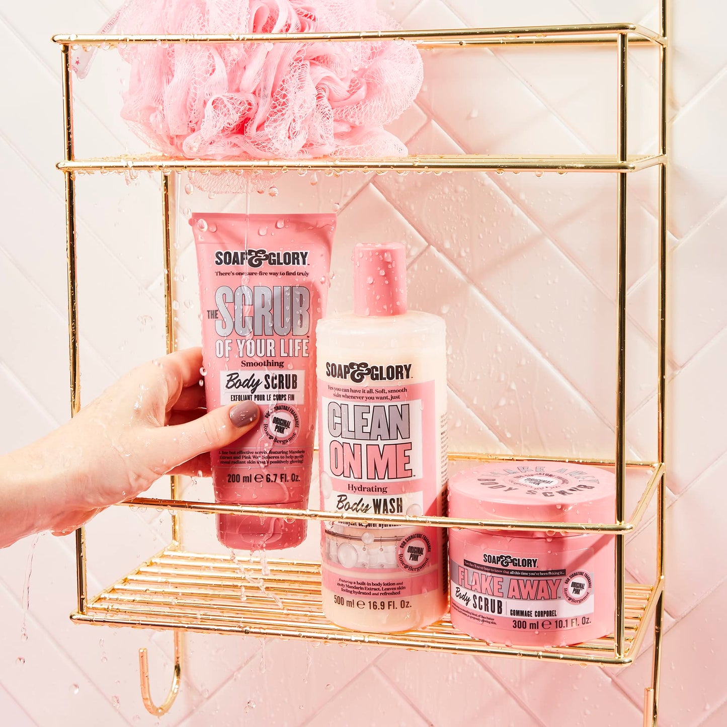 Exfoliante Corporal Soap & Glory Rosa Smoothing Scrub De 200ml