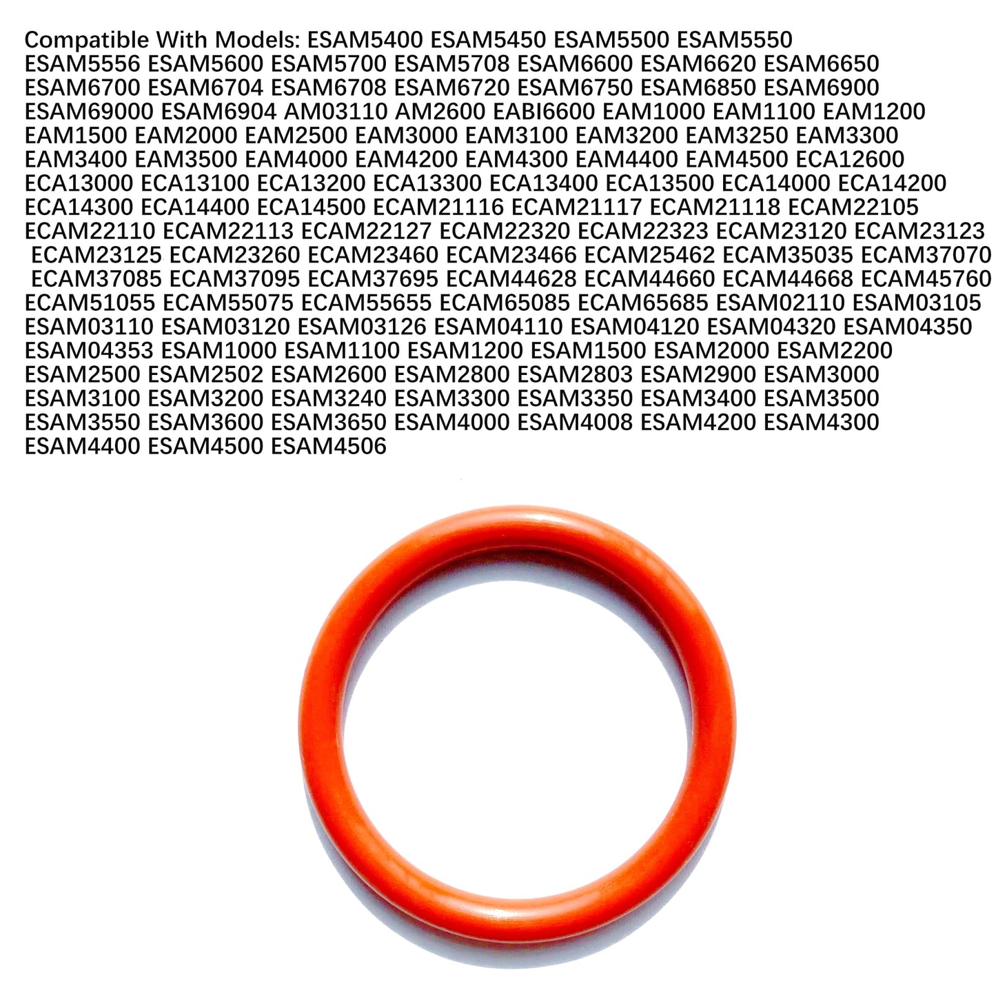 LAUCIPPOS Anillo de silicona para juntas de vapor de repuesto para máquinas de café espresso Delonghi Group Brew EAM Esam ECAM ORM Sello de pistón ID 36 mm CS 4 mm, ORING5PCS36