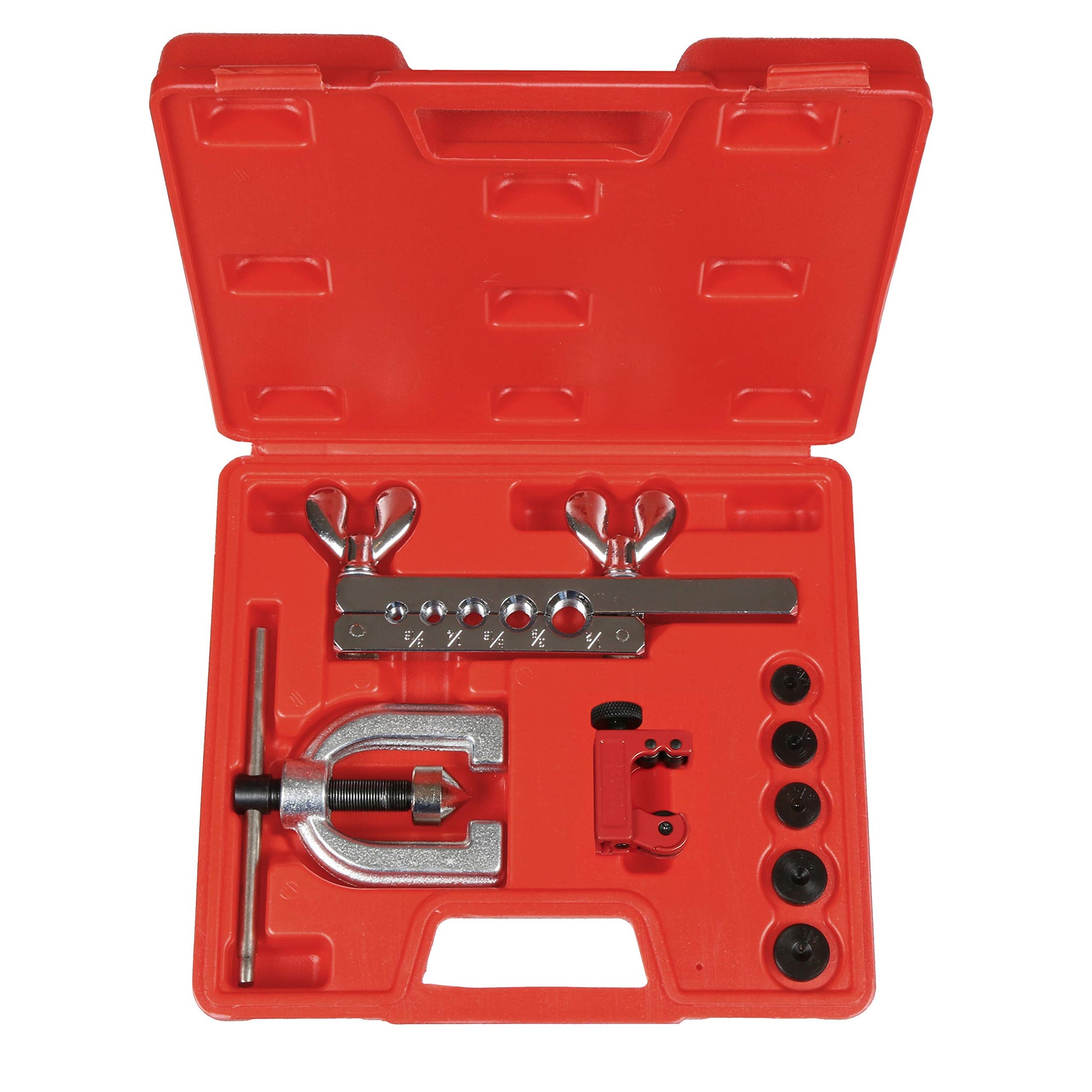 J&R Quality Tools - Kit de herramientas de doble abocinación de cobre y aluminio de acero suave y tubo de latón