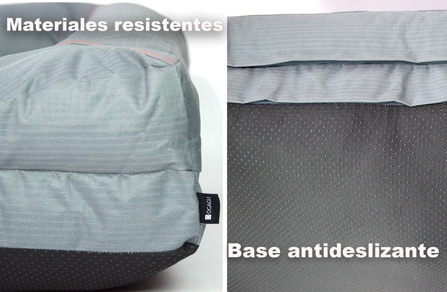 Cama Fresca para Perro grande para exterior, jardín o terraza. Cama para mascota refrescante, resistente, transpirable, impermeable. Funda extraíble con base antiderrapante. (GRIS, EXTRA GRANDE)