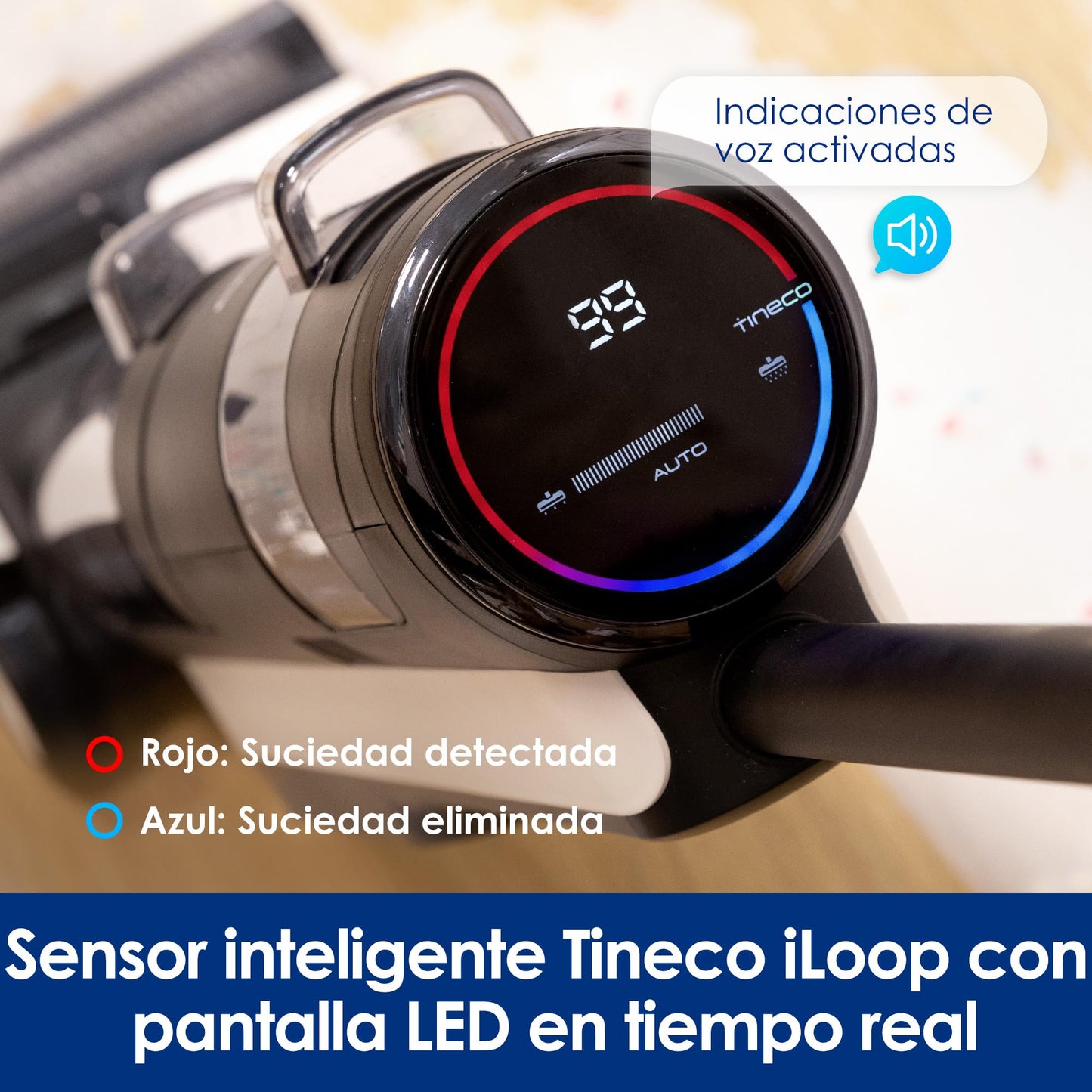Limpiador de Pisos Tineco Floor One S3 Breeze Inalámbrico con Sistema de Control Inteligente