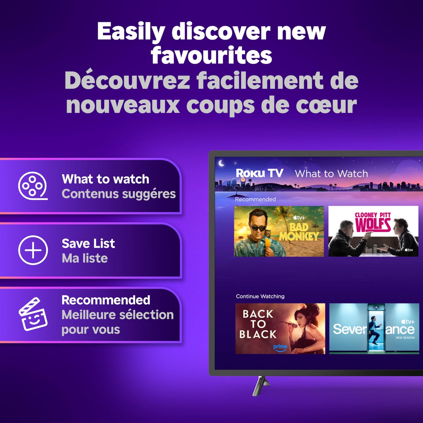 Roku Streaming Stick 4K | Dispositivo de transmisión 4K/HDR/Dolby Vision con control remoto de voz con controles de TV y Wi-Fi de largo alcance (reacondicionado)